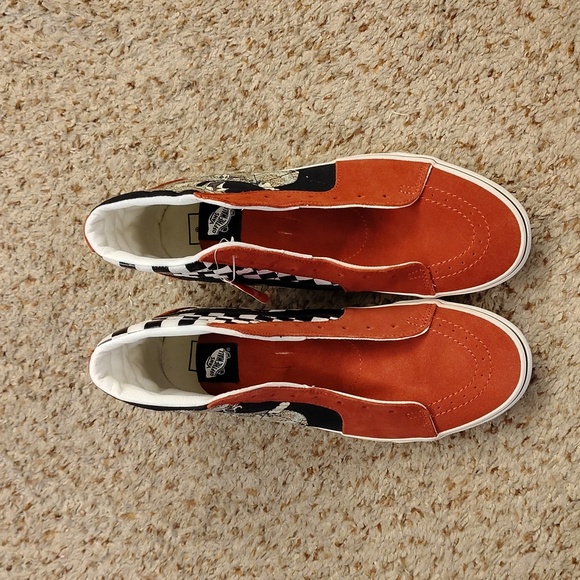 Vans Rattlesnake and Checkerboard High-Tops Size 10.5 US Mens, 12 US Women - Picture 2 of 9